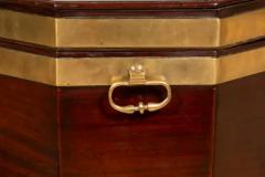 Regency Mahogany Brass Bound Cellarette - 4137657
