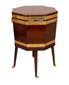 Regency Mahogany Brass Bound Cellarette - 4137662