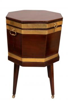 Regency Mahogany Brass Bound Cellarette - 4137670