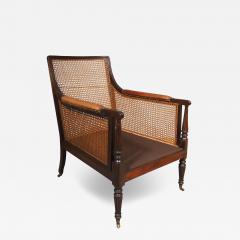 Regency Mahogany Caned Bergere - 4189134