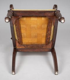 Regency Mahogany Desk Open Armchair - 4414031