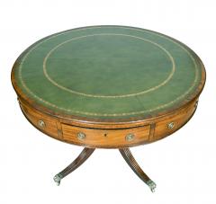 Regency Mahogany Drum Table - 4260889