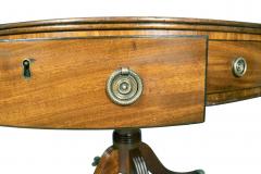 Regency Mahogany Drum Table - 4260981