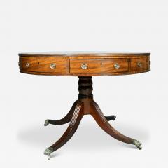 Regency Mahogany Drum Table - 4262868