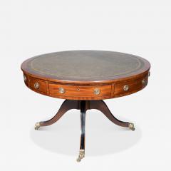 Regency Mahogany Drum Table - 4648492