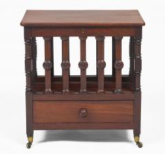 Regency Mahogany Lidded Canterbury - 4547921