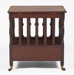 Regency Mahogany Lidded Canterbury - 4547930