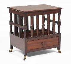 Regency Mahogany Lidded Canterbury - 4552139