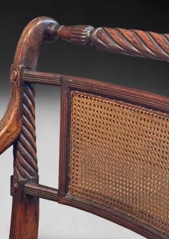 Regency Mahogany Metamorphic Library Armchair Steps - 4414315