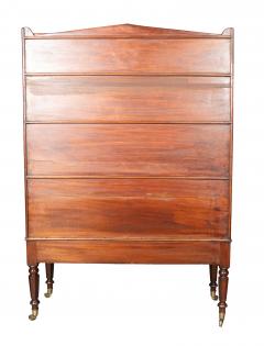 Regency Mahogany Open Bookcase - 4743696