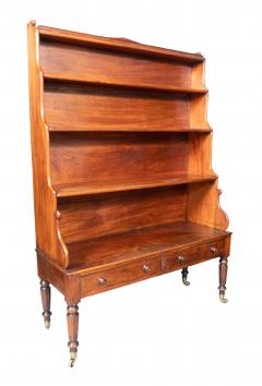Regency Mahogany Open Bookcase - 4743698