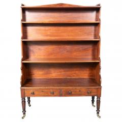 Regency Mahogany Open Bookcase - 4743701
