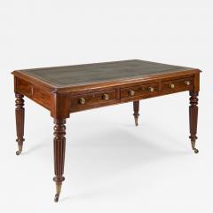 Regency Mahogany Partners Writing Table - 257926