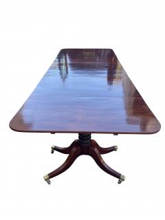 Regency Mahogany Three Pedestal Dining Table - 4330387