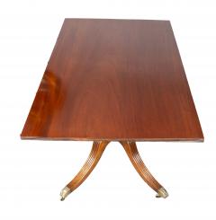 Regency Mahogany Three Pedestal Dining Table - 4380628