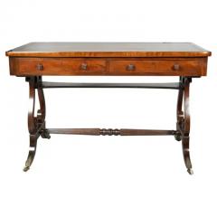 Regency Mahogany Trestle Base Writing Table - 4149686