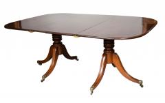 Regency Mahogany Two Pedestal Dining Table - 4643325