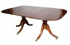 Regency Mahogany Two Pedestal Dining Table - 4643329
