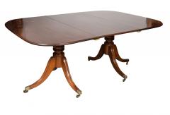 Regency Mahogany Two Pedestal Dining Table - 4643338