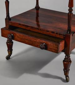 Regency Mahogany William IV Rosewood Four Tier Etagere - 3062683