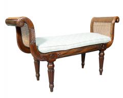Regency Mahogany Window Bench - 4389795