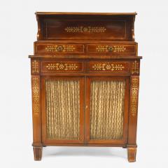Regency Mahogany and Brass Inlaid Sideboard - 2798417