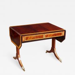 Regency Mahogany and Satinwood Sofa Table - 1883684