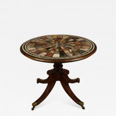 Regency Mahogany and Specimen Marble Grand Tour Centre Table - 1188008