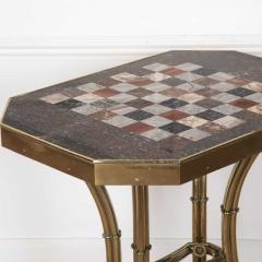 Regency Marble and Gilt Chess Table - 3559179