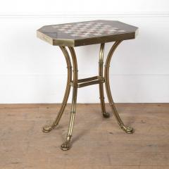 Regency Marble and Gilt Chess Table - 3559184