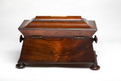 Regency Mother of Pearl Inlaid Rosewood Tea Chest - 1908890