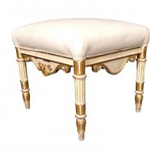 Regency Painted And Giltwood Bench - 4723217