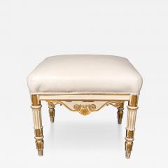 Regency Painted And Giltwood Bench - 4728420