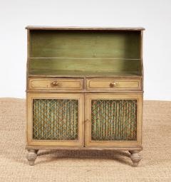 Regency Painted Cabinet Bookshelf - 4223423