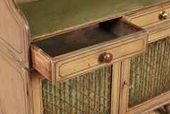 Regency Painted Cabinet Bookshelf - 4223431