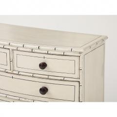 Regency Painted Faux Bamboo Chest - 4273615