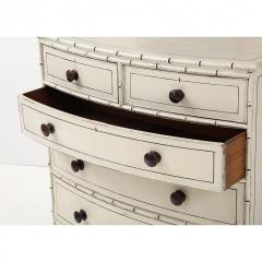 Regency Painted Faux Bamboo Chest - 4273618