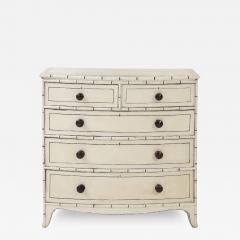 Regency Painted Faux Bamboo Chest - 4277261