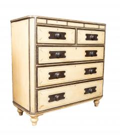 Regency Painted Pine Chest Of Drawers - 4643373