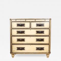 Regency Painted Pine Chest Of Drawers - 4643835