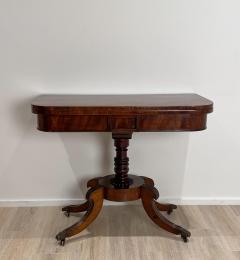 Regency Pedestal Game Table American Early 19th Century - 1637250