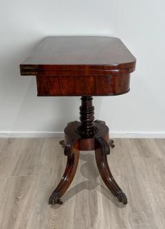 Regency Pedestal Game Table American Early 19th Century - 1637252