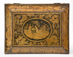 Regency Penwork Box with Chinoiserie Decoration Circa 1810 - 1679449