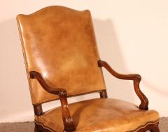 Regency Period Armchair In Walnut 18th Century - 4054079