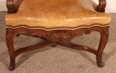 Regency Period Armchair In Walnut 18th Century - 4054081