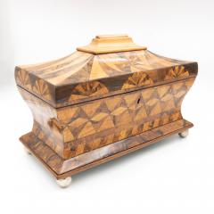 Regency Period English Box In Walnut With Tent Top - 4420898