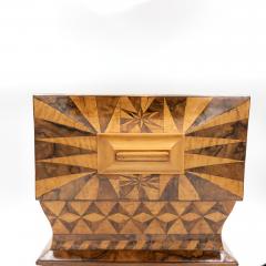 Regency Period English Box In Walnut With Tent Top - 4420900