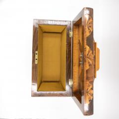 Regency Period English Box In Walnut With Tent Top - 4420902