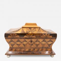 Regency Period English Box In Walnut With Tent Top - 4421020