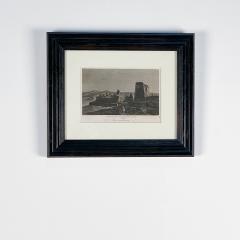 Regency Period Etching The Temple of Apollinopolis Magna at Edfu  - 2490230